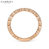 14KR 0.10ctw Natural Diamond Ring 1.7mm