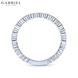 14KW 0.10ctw Natural Diamond Ring 1.7mm