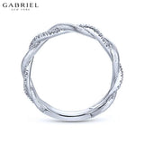 14KW 0.20ctw Natural Diamond Ring 3.2mm