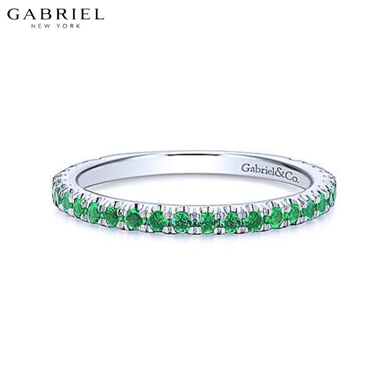 14KW Emerald Ring 1.9mm