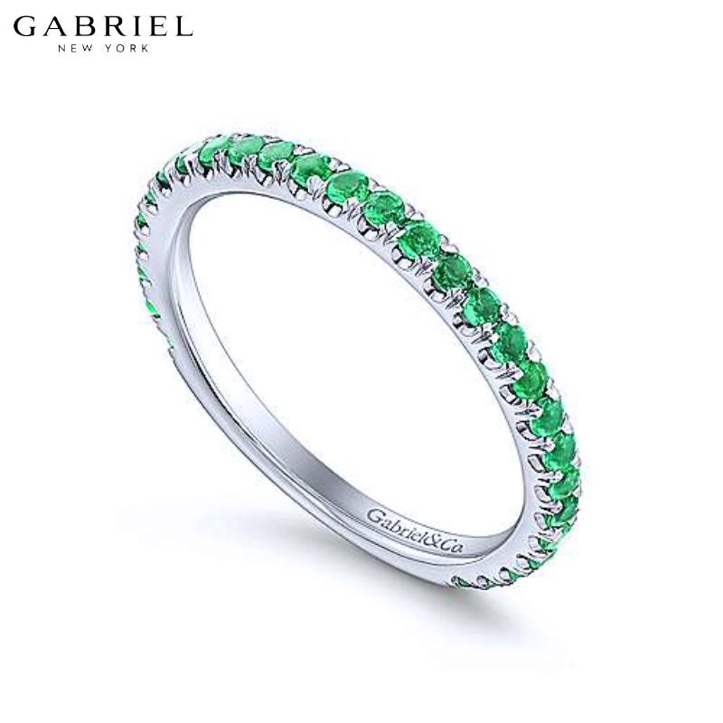 14KW Emerald Ring 1.9mm