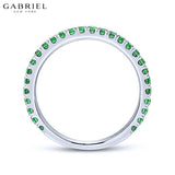 14KW Emerald Ring 1.9mm