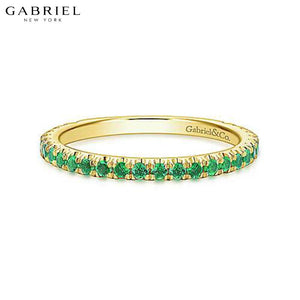 14KY Emerald Ring 1.9mm