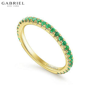 14KY Emerald Ring 1.9mm