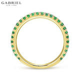 14KY Emerald Ring 1.9mm