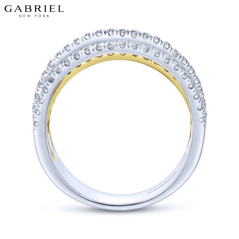 14KYW 0.95ctw Natural Diamond Ring