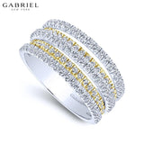 14KYW 0.95ctw Natural Diamond Ring