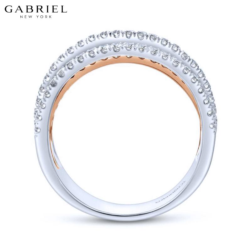 14KYR 0.95ctw Natural Diamond Ring