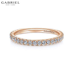 14KR 0.42ctw Natural Diamond Ring 1.9mm
