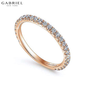 14KR 0.42ctw Natural Diamond Ring 1.9mm