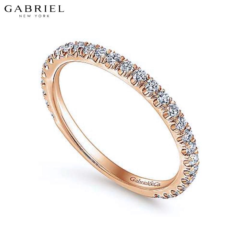 14KR 0.42ctw Natural Diamond Ring 1.9mm