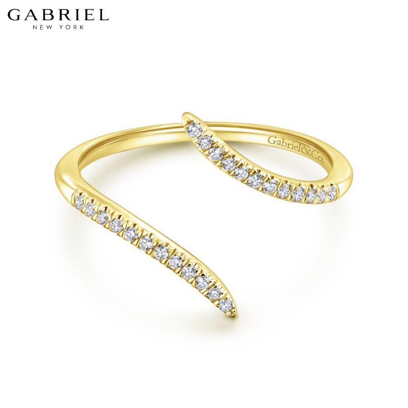 14KY 0.10ctw Natural Diamond Ring