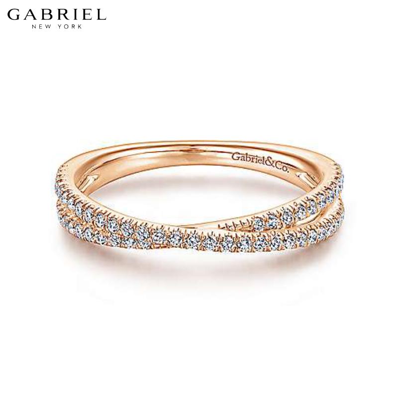 14KR 0.28ctw Natural Diamond Ring 3.5mm