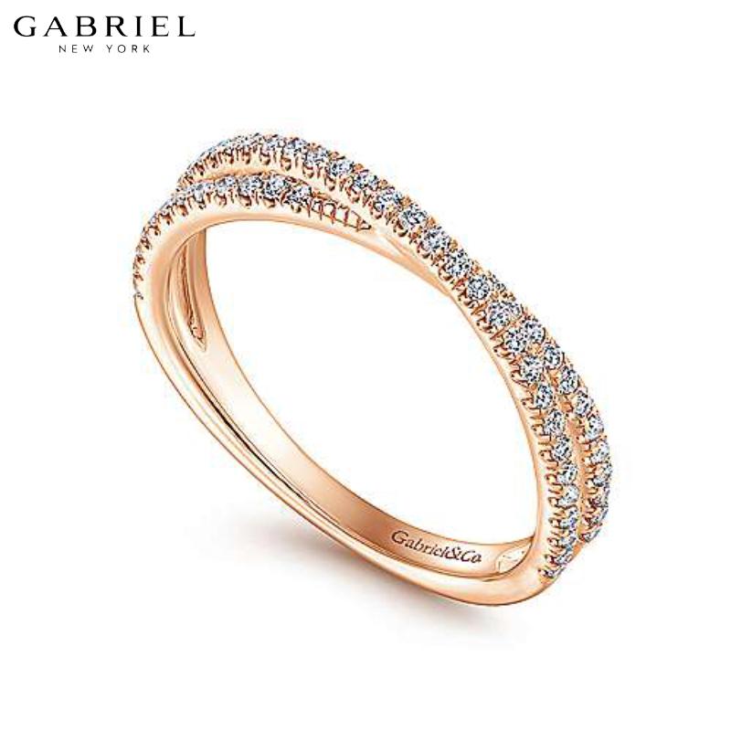 14KR 0.28ctw Natural Diamond Ring 3.5mm