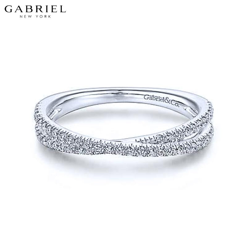 14KW 0.28ctw Natural Diamond Ring 3.5mm