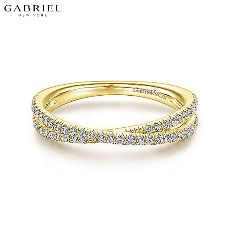 14KY 0.28ctw Natural Diamond Ring 3.5mm