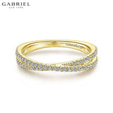 14KY 0.28ctw Natural Diamond Ring 3.5mm