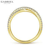 14KY 0.28ctw Natural Diamond Ring 3.5mm