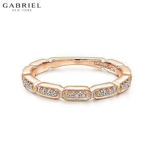 14KR 0.15ctw Natural Diamond Ring 2.3mm