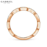 14KR 0.15ctw Natural Diamond Ring 2.3mm