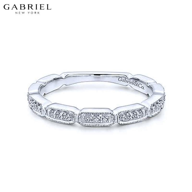 14KW 0.15ctw Natural Diamond Ring 2.3mm