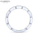 14KW 0.15ctw Natural Diamond Ring 2.3mm