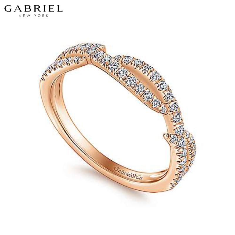 14KR 0.29ctw Natural Diamond Ring 4.0mm