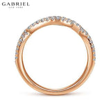 14KR 0.29ctw Natural Diamond Ring 4.0mm
