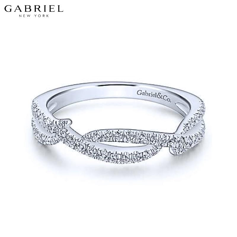 14KW 0.29ctw Natural Diamond Ring 4.0mm
