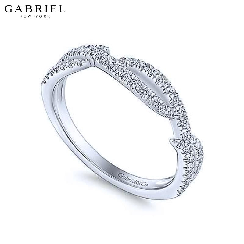 14KW 0.29ctw Natural Diamond Ring 4.0mm