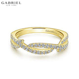 14KY 0.29ctw Natural Diamond Ring 4.0mm