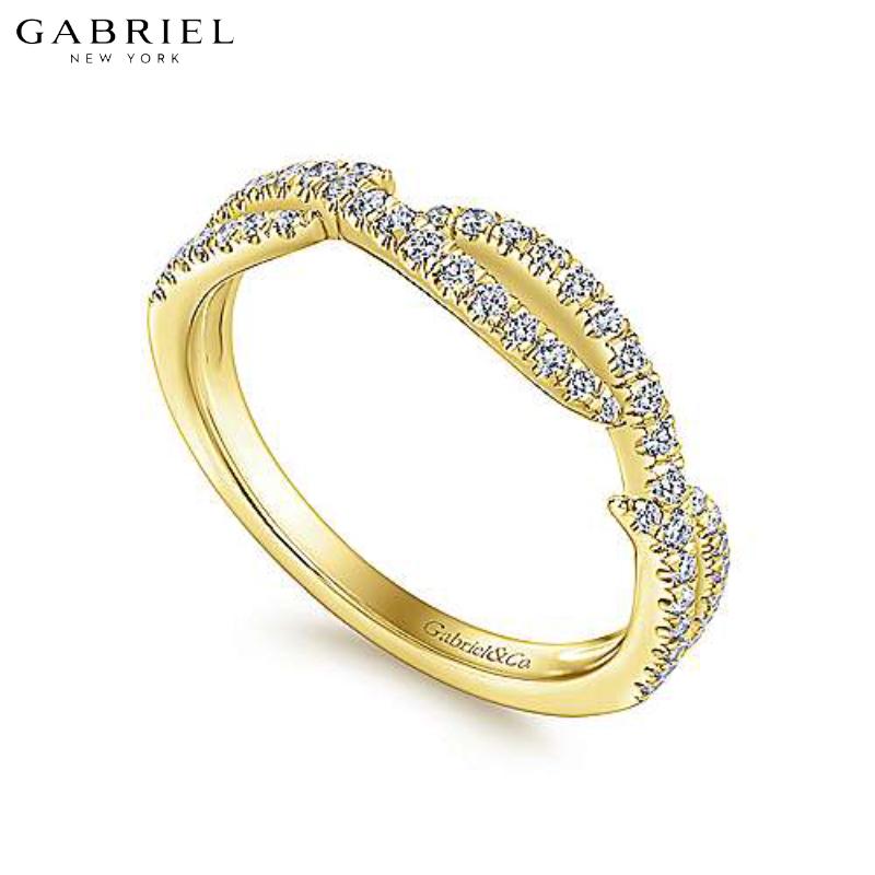 14KY 0.29ctw Natural Diamond Ring 4.0mm