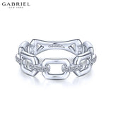 14KW 0.10ctw Natural Diamond Ring 5.8mm