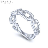 14KW 0.10ctw Natural Diamond Ring 5.8mm