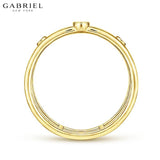 14KY 0.05ctw Natural Diamond Ring