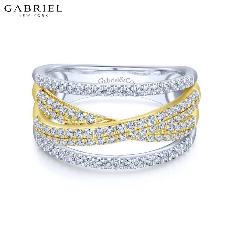 14KYW 0.62ctw Natural Diamond Ring