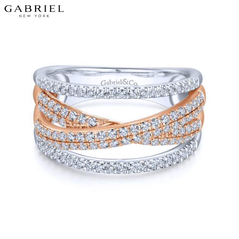 14KRW 0.62ctw Natural Diamond Ring