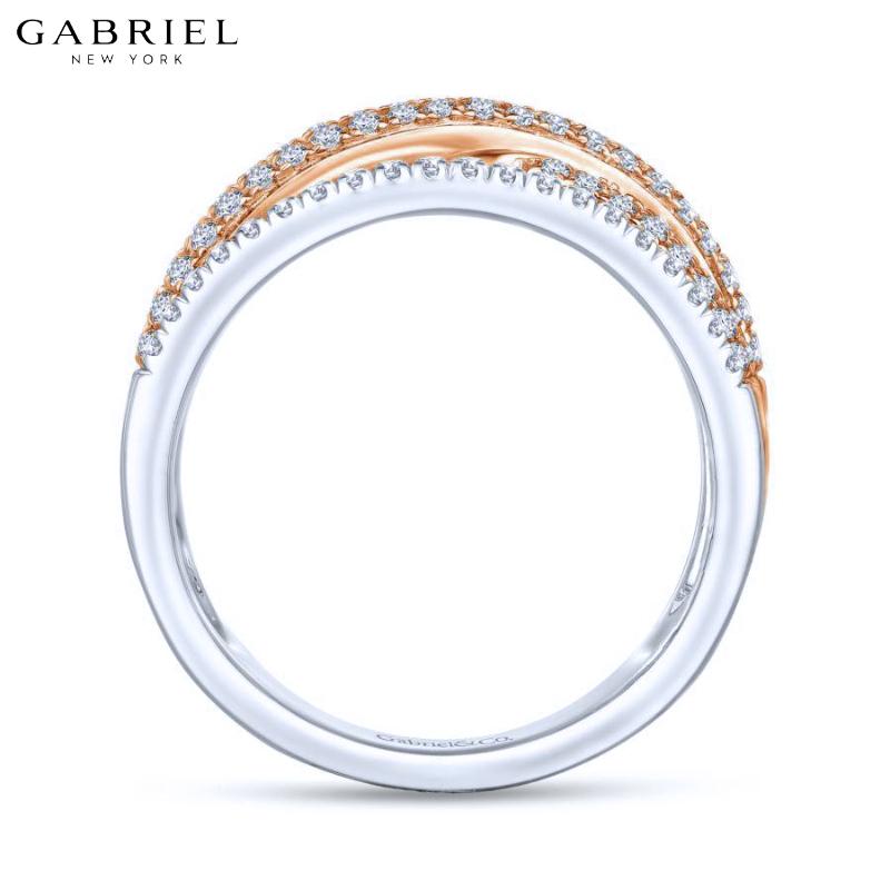 14KRW 0.62ctw Natural Diamond Ring