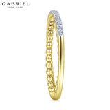 14KY 0.08ctw Natural Diamond Ring