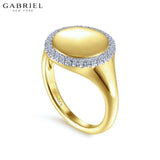14KY 0.14ctw Natural Diamond Ring