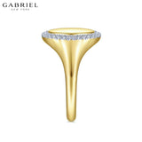 14KY 0.14ctw Natural Diamond Ring