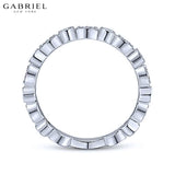 14KW 0.25ctw Natural Diamond Ring 2.4mm