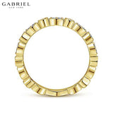 14KY 0.25ctw Natural Diamond Ring 2.4mm