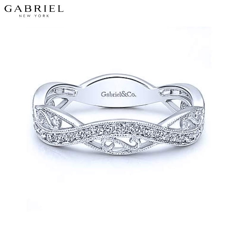 14KW 0.23ctw Natural Diamond Ring 4.2mm