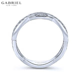14KW 0.23ctw Natural Diamond Ring 4.2mm