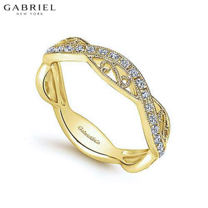 14KY 0.23ctw Natural Diamond Ring 4.2mm