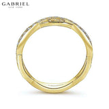 14KY 0.23ctw Natural Diamond Ring 4.2mm