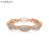 14KR 0.25ctw Natural Diamond Ring 3.5mm