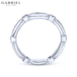 14KW 0.25ctw Natural Diamond Ring 3.5mm