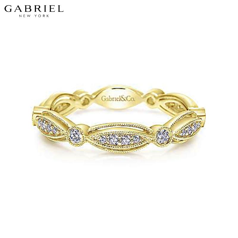 14KY 0.25ctw Natural Diamond Ring 3.5mm